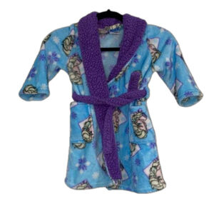 Girl's Disney Frozen Elsa Robe in Blue and Purple, 3T Great Condition